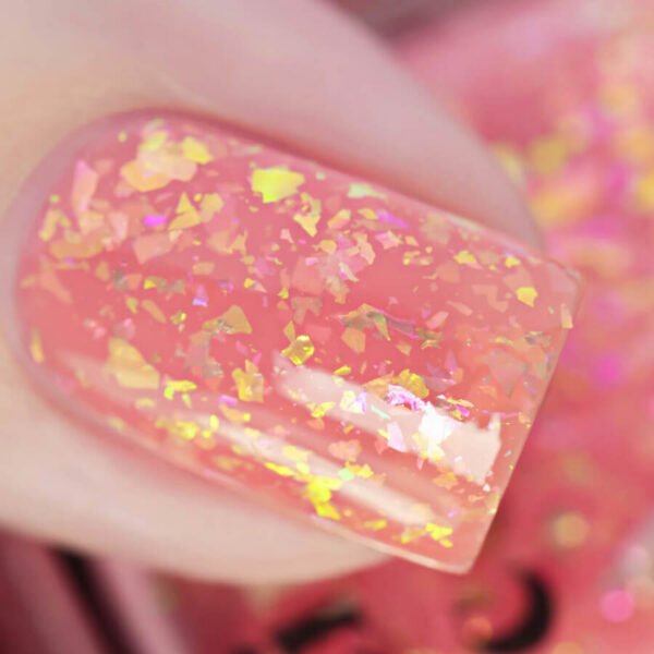 Vernis Paillettes Rose