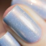 Vernis Pailleté Bleu Clair