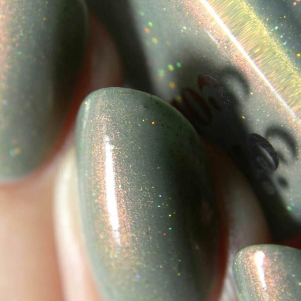 Vernis Pailleté Vert Tendre