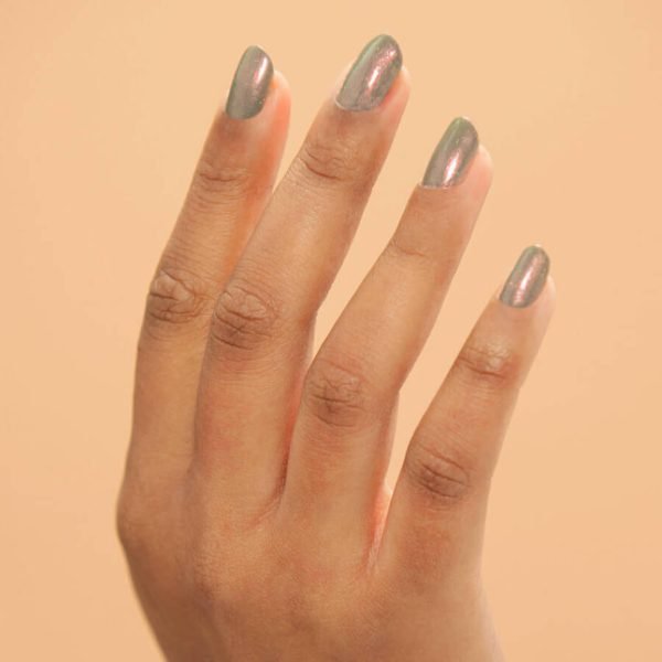 Vernis Pailleté Vert Tendre