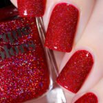 Vernis Gelée Rouge Pailleté