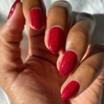 Vernis Gelée Rouge Pailleté